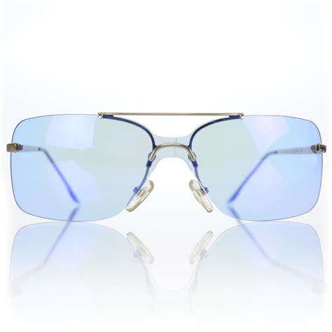 CHRISTIAN DIOR Mini Motard Sunglasses Blue.